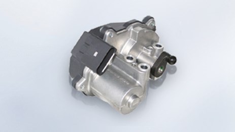 The electric actuator allows intake manifold throttles or turbo charge guide vanes for example to be continuously adjusted.