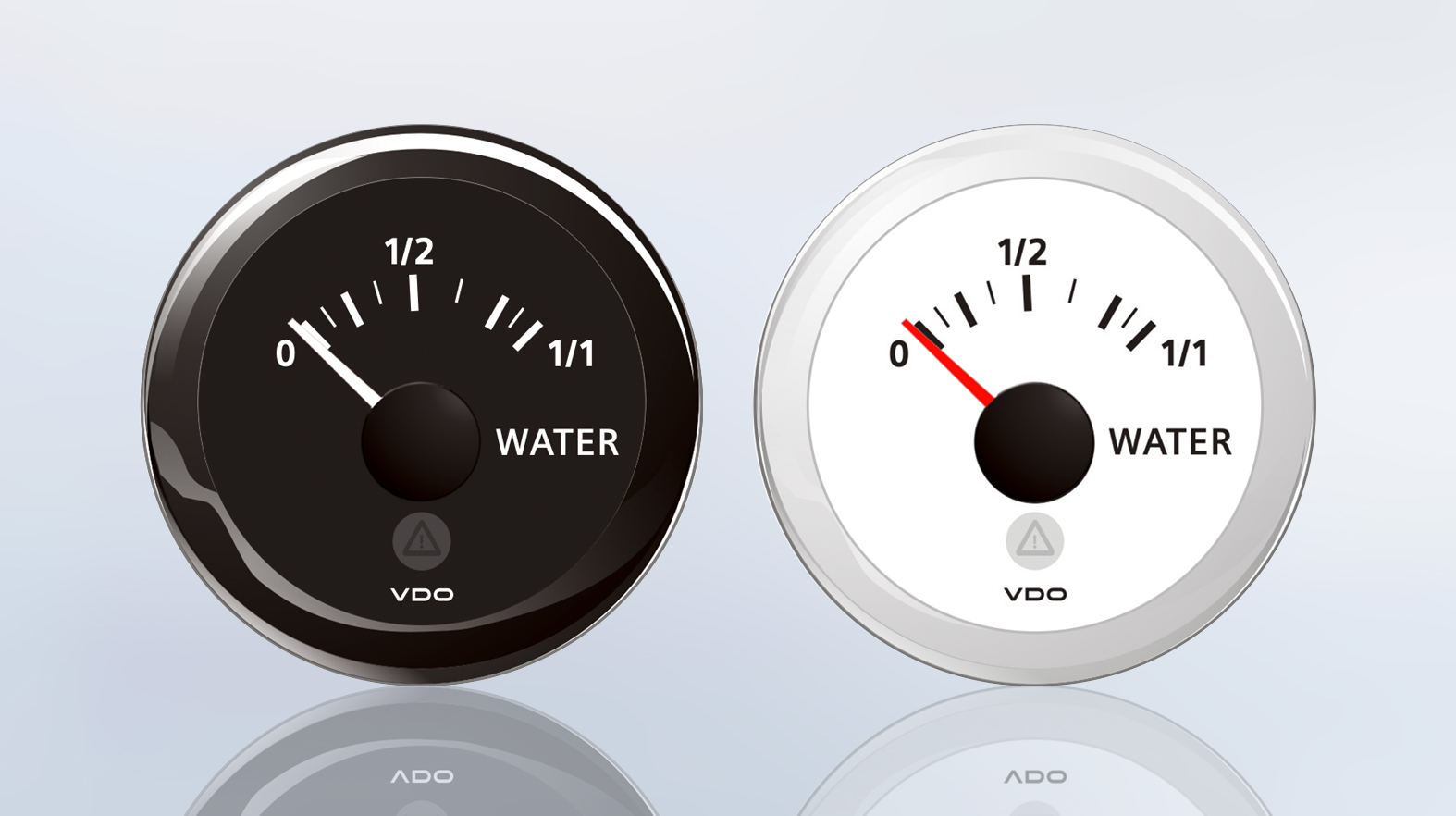 The ViewLine fresh water tank gauge indicates the level of fresh water.